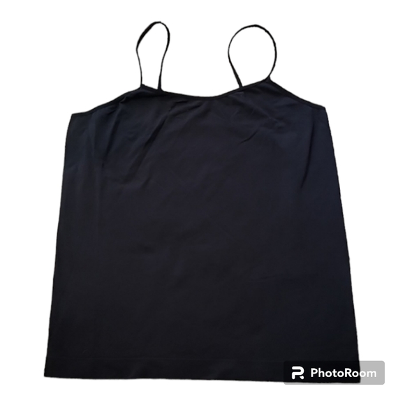 AugustMax Woman 2X camisole black nylon very stretchy - Picture 1 of 7